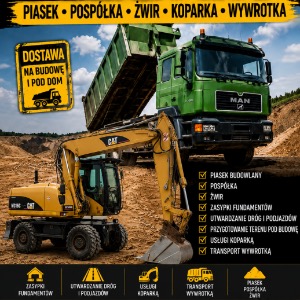 Piasek ,Pospółka ,Utwardzenie dróg i podjazdów - ogłoszenia 2546818 | myLomza.pl