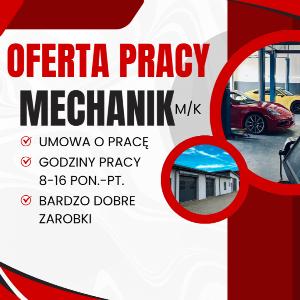 MECHANIK - (m/k) PRACA 8-16 poniedziałek - piątek Umowa o Pracę - ogłoszenia 2556438 | eGarwolin.pl