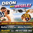 Dron na Ślub i Wesele | 18stki | Chrzciny i Komunie | Wolne Terminy | Pełen montaż | FV | Kalisz + 100km - ogłoszenia 2482300 | zyciekalisza.pl