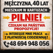 Cześć, szukam pracy, mężczyzna 40 lat  - ogłoszenia 2451122 | Kartuzy.info