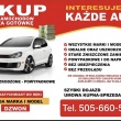 SKUP aut za gotówkę  - ogłoszenia 847197 | Piszanin.pl