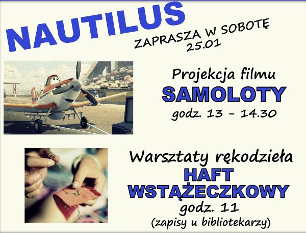 Biblioteka Nautilus: film Samoloty