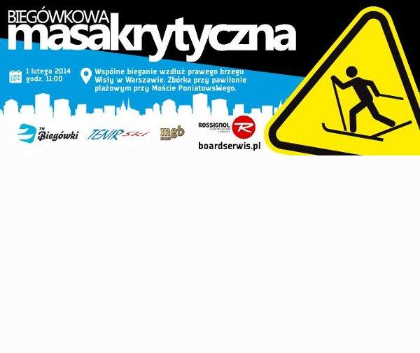 Biegówkowa masa krytyczna - nad Wisłą