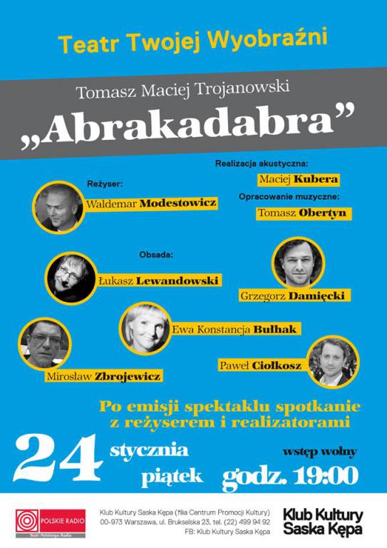 Klub Saska Kępa: Abrakadabra