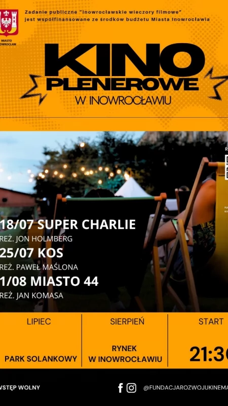 Kino pod gwiazdami wraca do Inowrocławia! Sprawdź letni repertuar