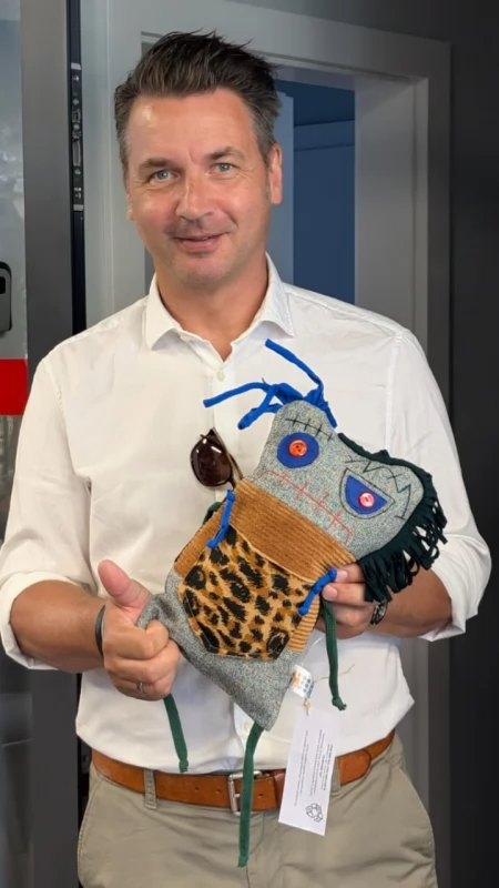 Niemiecki burmistrz odwiedził Złotów. Zachwyciły go niezwykłe Helpaki!