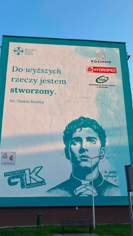 Amelia Wiśniewska i Łukasz Towalewski stworzyli wyjątkowy mural w Złotowie