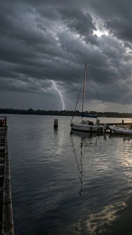 Uwaga na burze nad powiatem mrągowskim. IMGW wydał ostrzeżenie