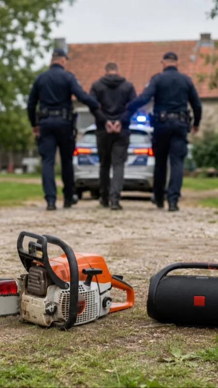 Kradł z posesji w gminie Piecki. Policjanci odzyskali mienie warte ponad 5 tys. zł