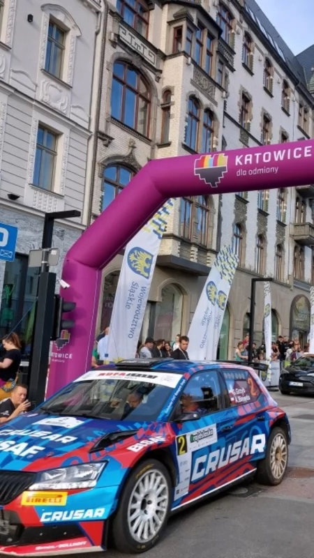 Rajd Polski sparaliżuje w piątek ruch w centrum Katowic. Zamkniętych zostanie wiele ulic