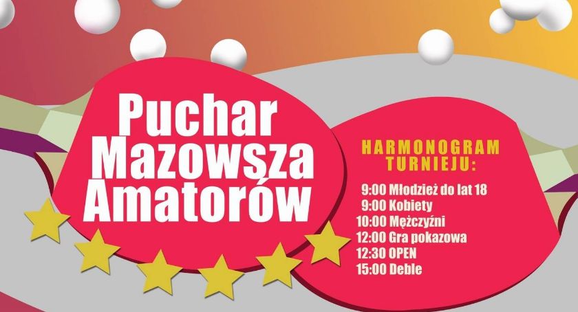  Turniej Tenisa Stołowego Puchar Mazowsza Amatorów 2020