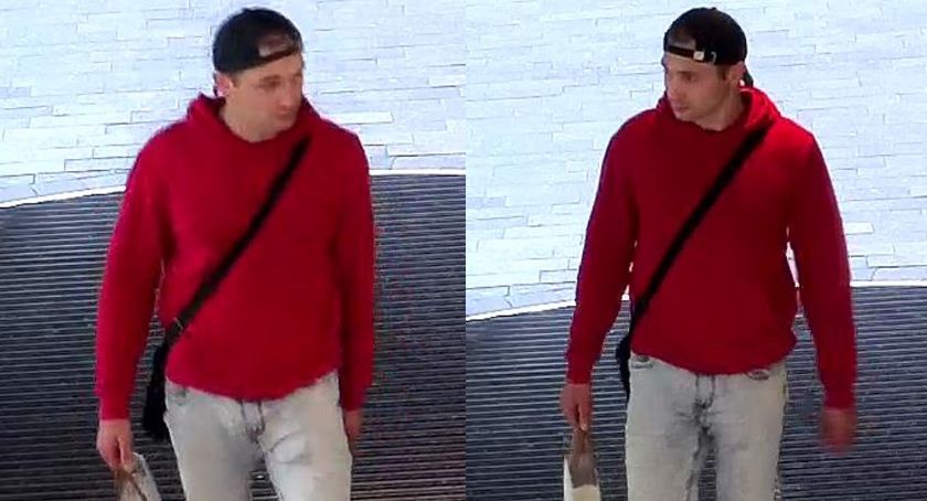 Rozpoznajesz tego mężczyznę? Policja szuka złodzieja