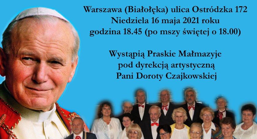 Koncert z okazji urodzin Jana Pawła II w Parafii przy Ostródzkiej