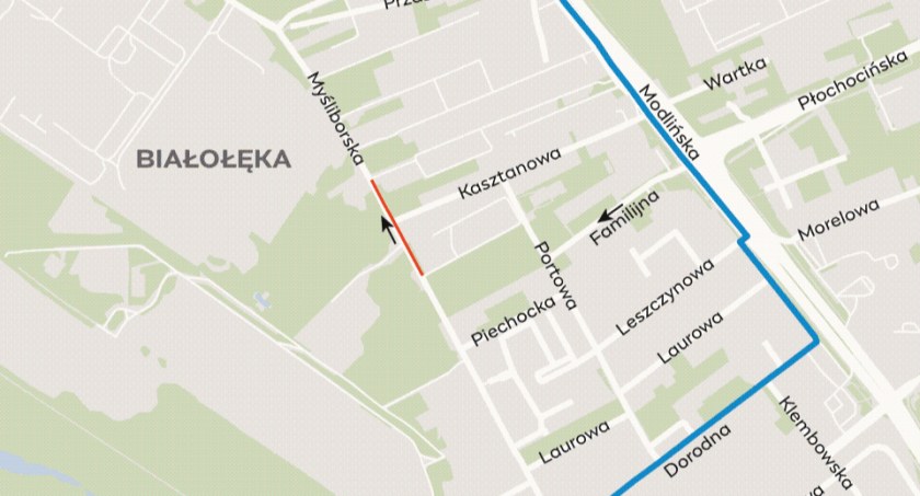 Kolejne prace przy kolektorze na ul. Myśliborskiej. ZMIANY
