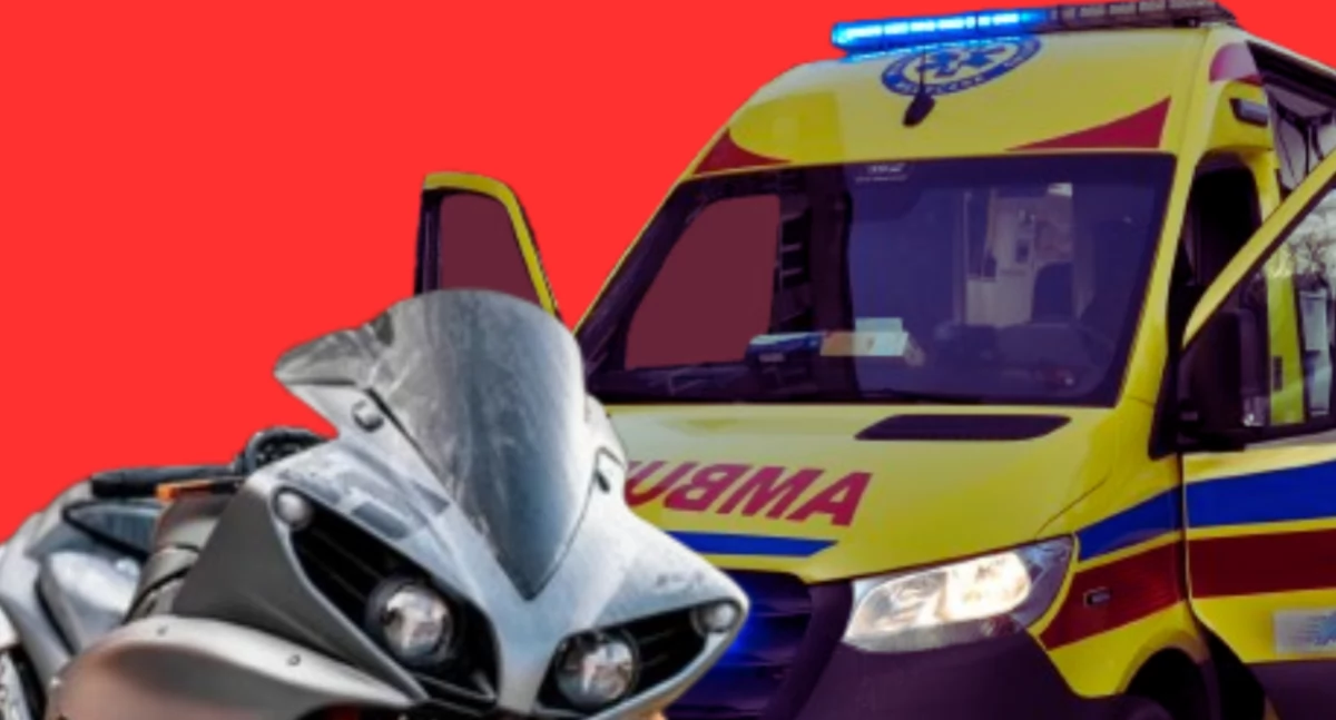 Motocyklista zderzył się z autem na Białołęce