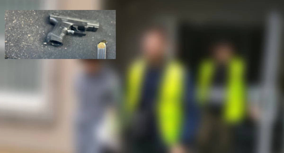 Czeczen z Modlińskiej w rękach policjantów. Akcja na Białołęce
