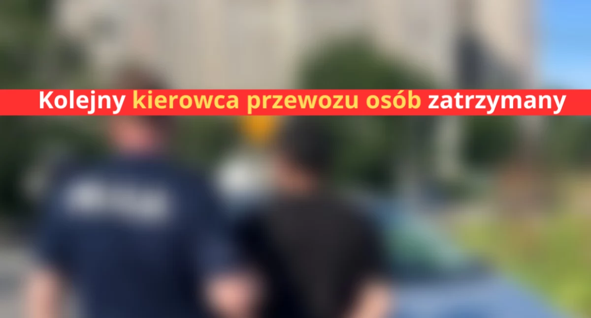 Następny kierowca przewozu osób zatrzymany. Tym razem na Białołęce