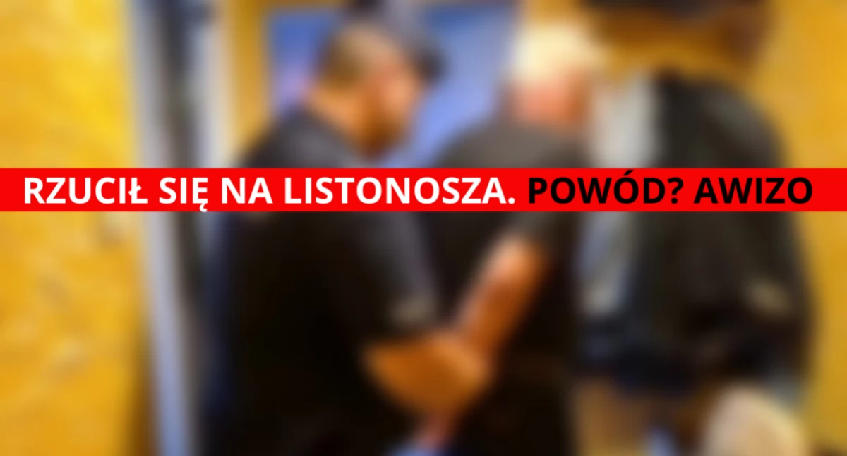 Rzucił się z pięściami na listonosza - przez awizo. Atak na Targówku 