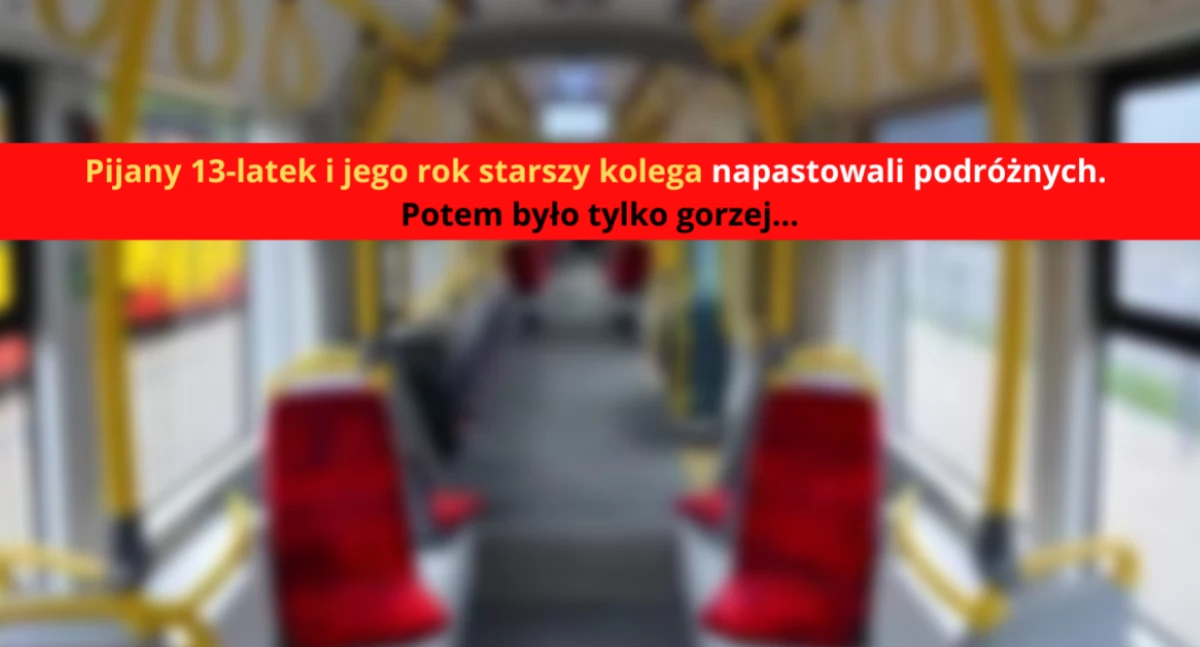 Zlać to za mało? Agresywni nastolatkowie w tramwaju. Akcja w Warszawie