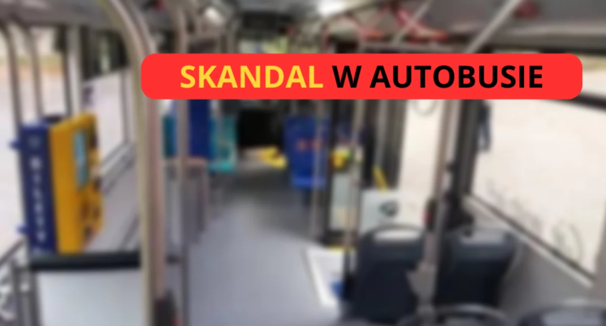 OBRZYDLIWY SKANDAL w autobusie na Białołęce