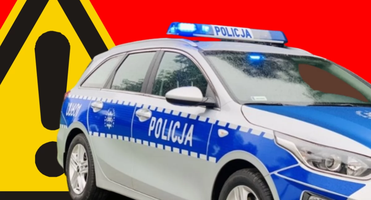 Staranował drzewa, potem latarnię. Wypadek na Białołęce