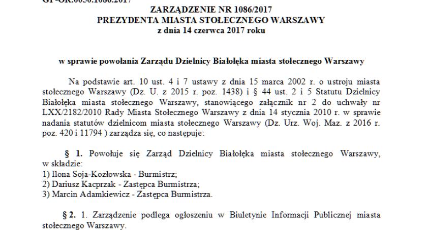 Mamy zarząd komisaryczny. Na czele dzielnicy Ilona Soja-Kozłowska