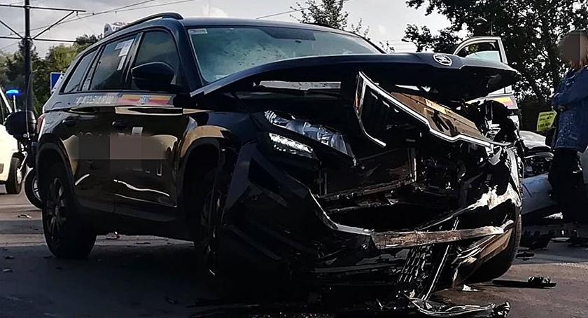 Wypadek na skrzyżowaniu Daniszewskiej z Annopol [ZDJĘCIA]