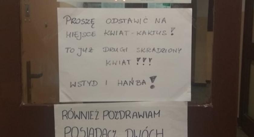 Ludzie listy piszą... Czasem na klatce schodowej