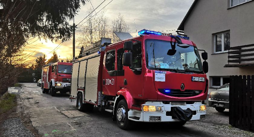 Pożar przy ulicy Dyliżansowej