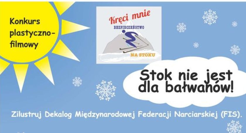 Konkurs plastyczno-filmowy „Stok nie jest dla bałwanów”