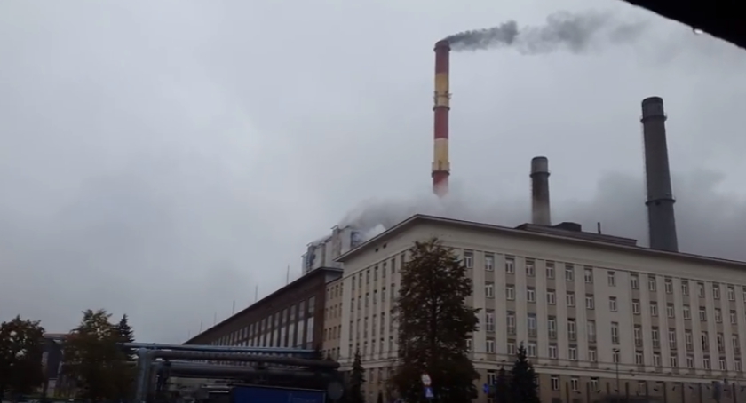 Akcja gaśnica PSP w elektrociepłowni na Żeraniu