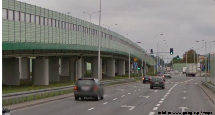 Ulica Modlińska i znikające pasy