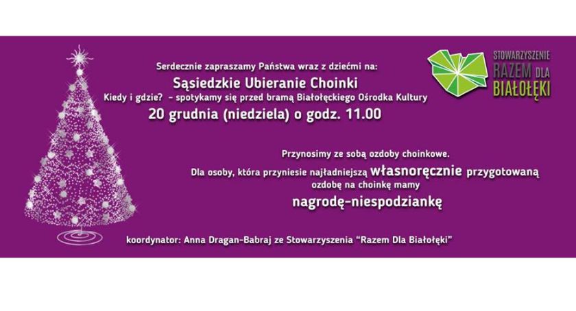 Sąsiedzkie ubieranie choinki