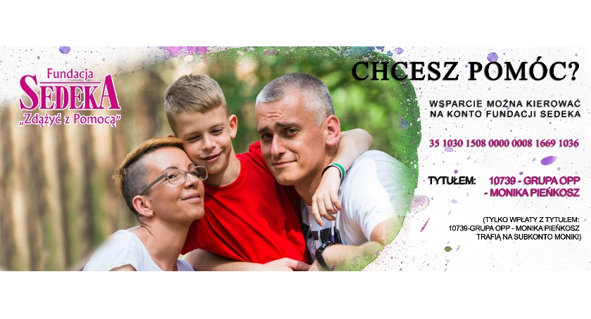 Walczymy dla Moniki Pieńkosz!