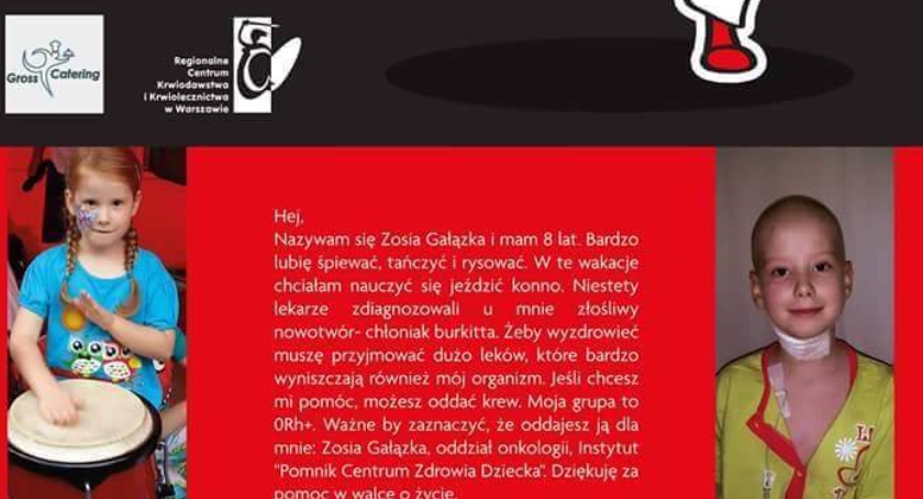 Pomóżmy Zosi wygrać walkę o życie!