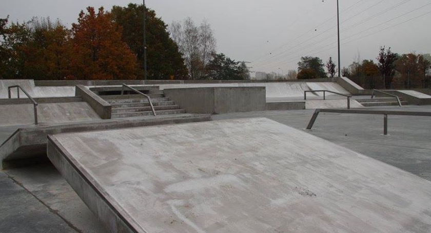Plaża w październiku, skatepark w listopadzie...Otwarcie już w sobotę!