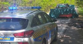 Użyty do przestępstwa a później spalony w lesie?