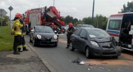 Trzy samochody zderzyły się na ul. Modlińskiej [ZDJĘCIA]