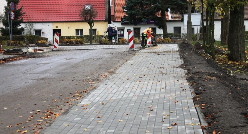 Ulica Legionistów już w grudniu