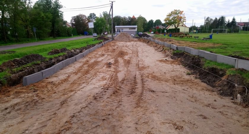 Remont drogi w Kurkocinie