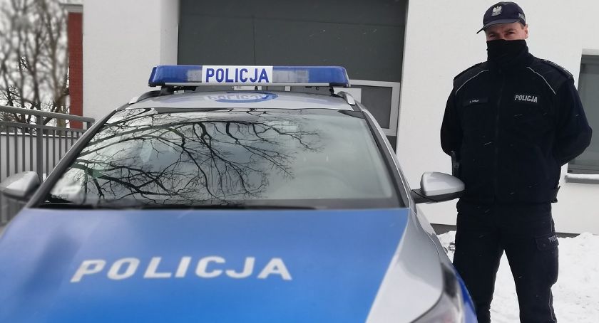Chciało mu się pić? Zatrzymał go dzielnicowy...