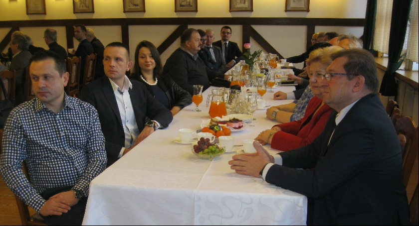 Biznesmeni na herbatce u burmistrza Wąbrzeźna