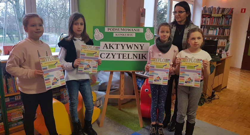 Nagrodzili aktywnych czytelników w Dębowej Łące