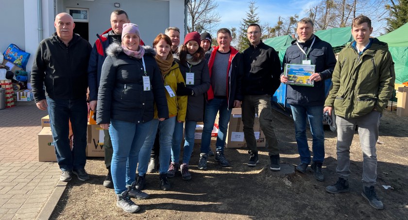Płużnica solidarnie pomaga uchodźcom