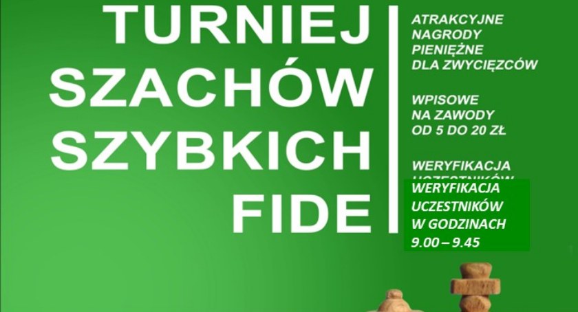 Zapisz się na turniej szachów szybkich