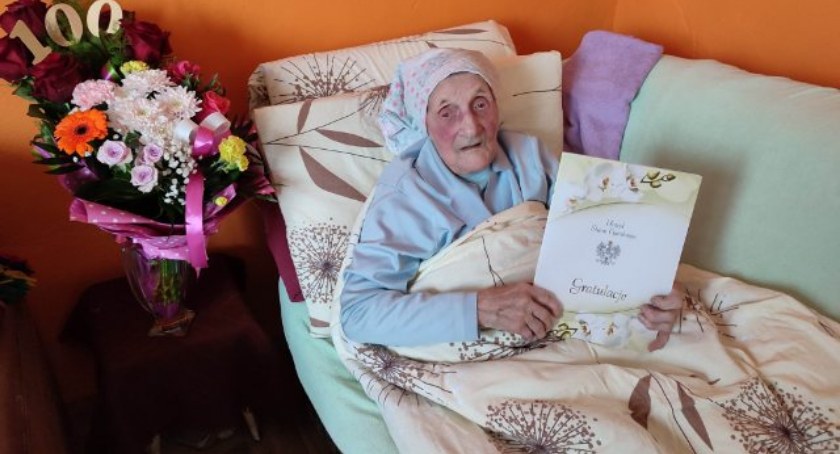 Pani Janina Ślusarczyk skończyła 100 lat