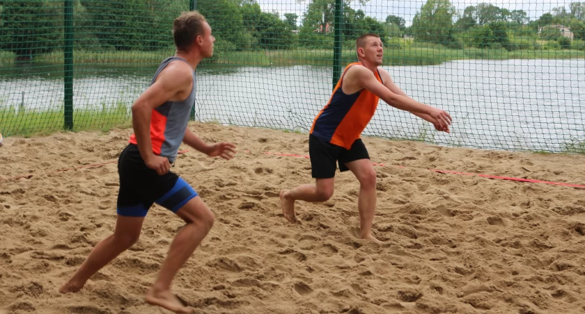 Plażówka w mżawce
