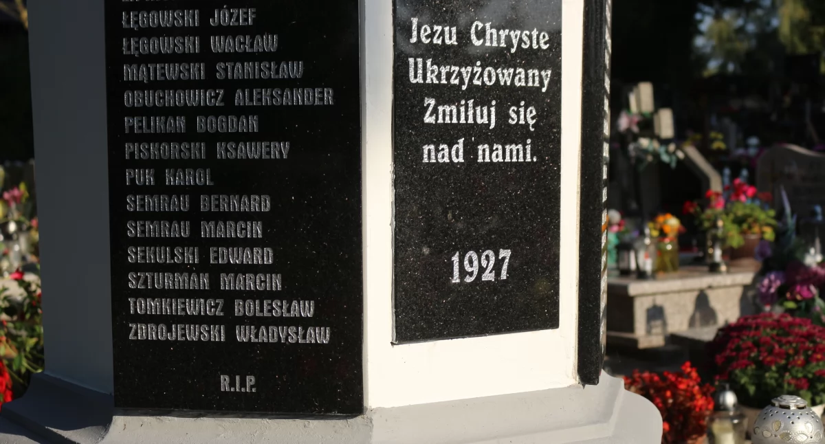 Po interwencji CWA – pomnik jak nowy