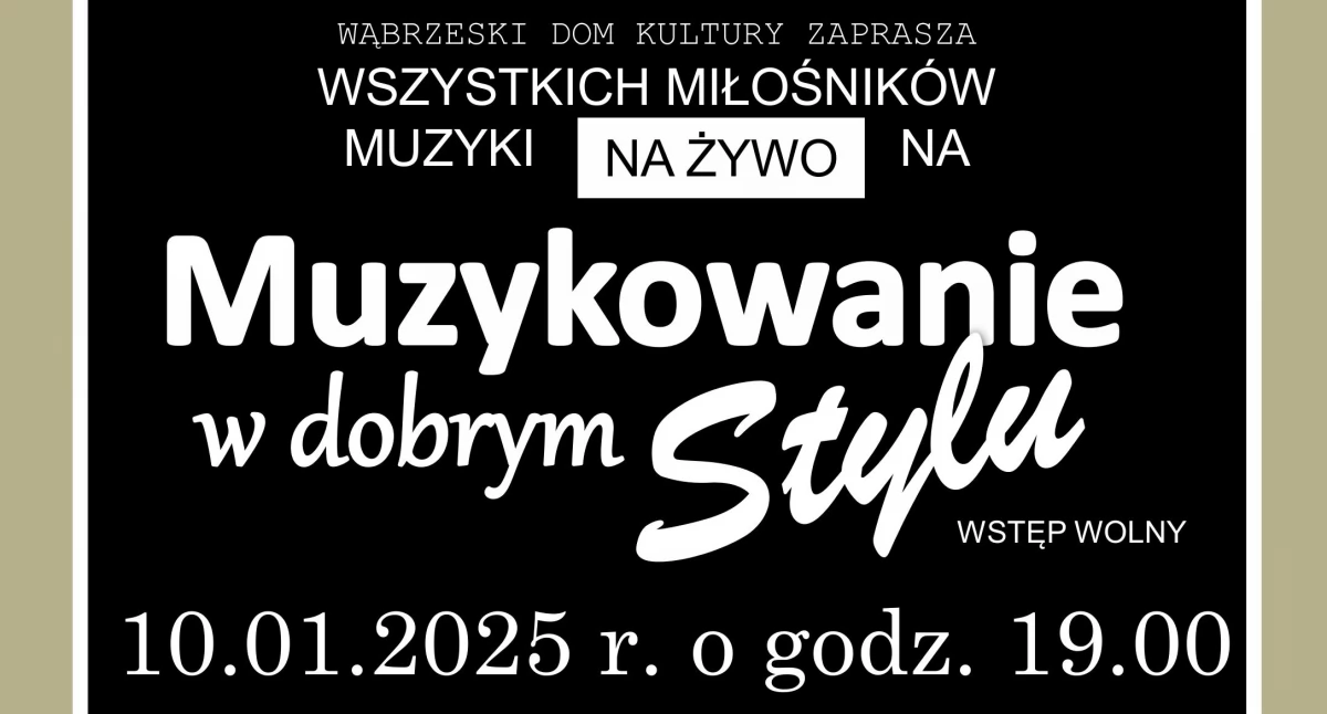 Muzyczne zaproszenia domu kultury