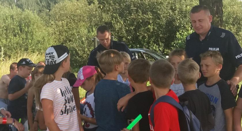 Dzielnicowi z wizytą na koloniach